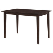 Gomez 5-piece Rectangular Dining Table Set Cappuccino - 150152