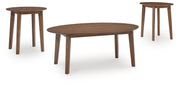 Gordonay Brown Table (Set of 3) - T155-13