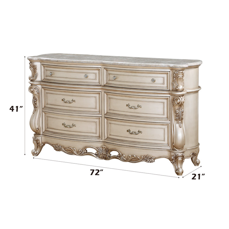 Gorsedd Dresser W/Marble Top - 27445