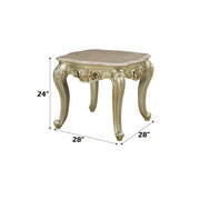 Gorsedd End Table W/Marble Top - 82442