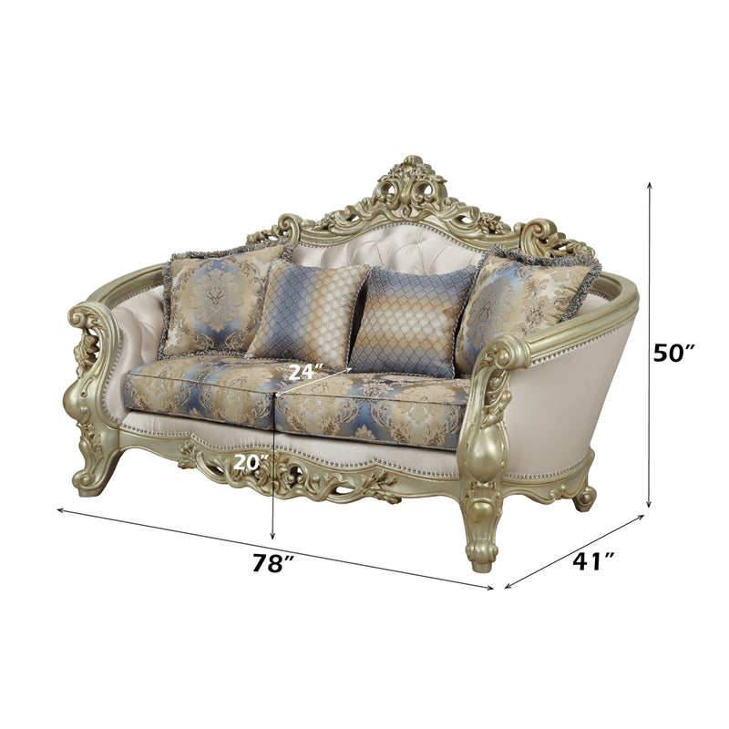 Gorsedd Loveseat W/4 Pillows - 52441
