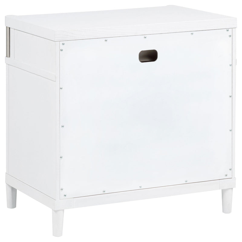 Gracemont 3-drawer Bedroom Nightstand Bedside Table White - 225072