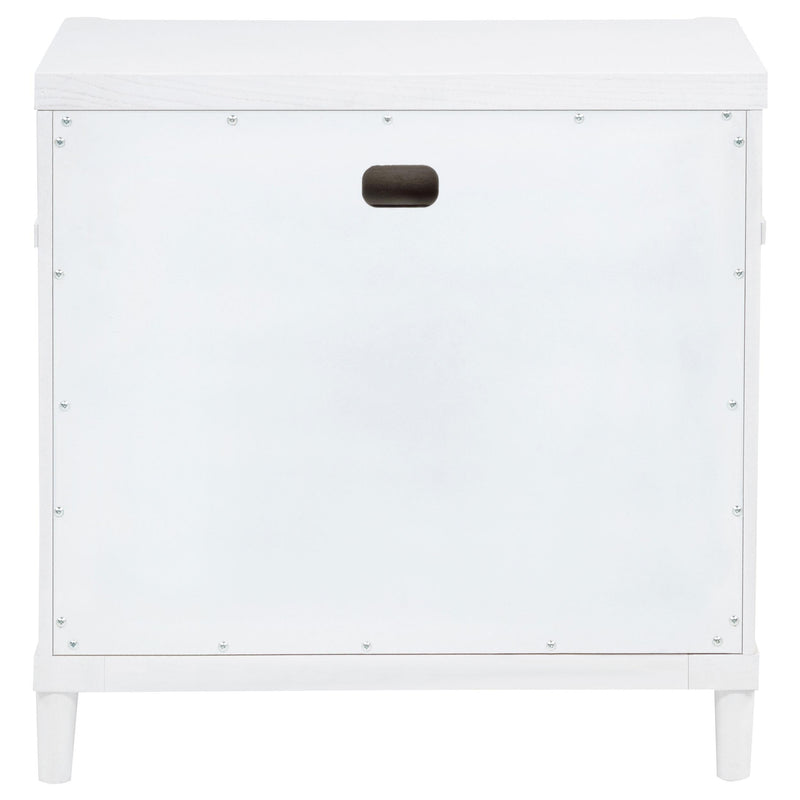 Gracemont 3-drawer Bedroom Nightstand Bedside Table White - 225072