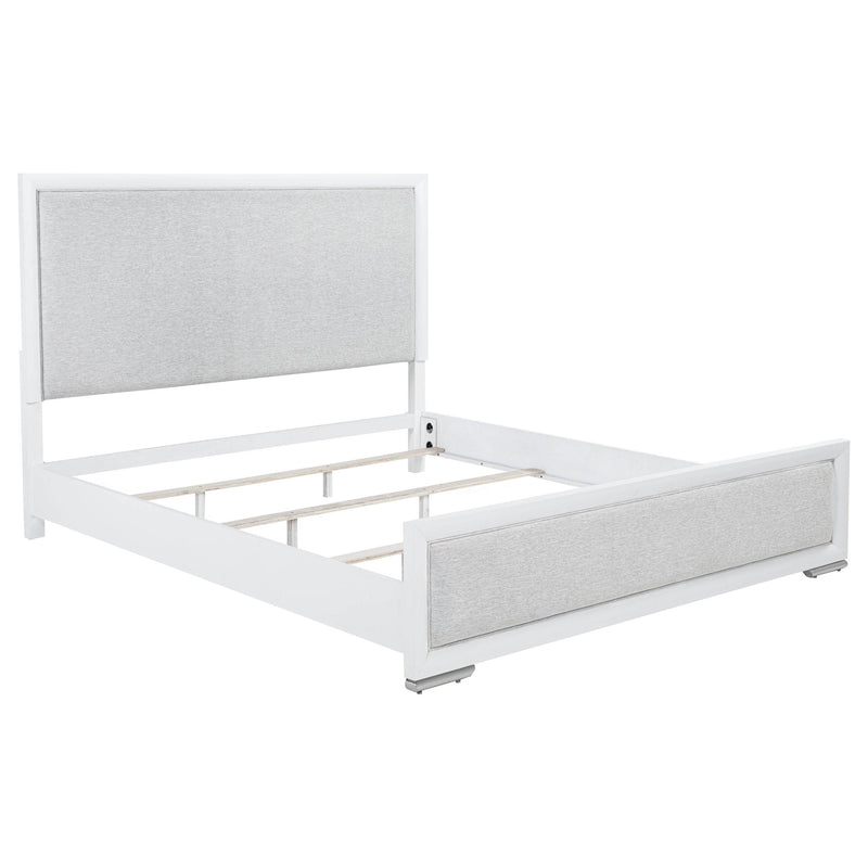 Gracemont 4-piece Eastern King Bedroom Set White - 225071KE-S4
