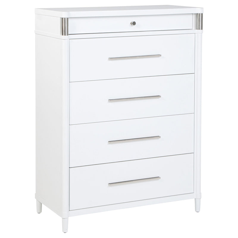 Gracemont 5-piece Eastern King Bedroom Set White - 225071KE-S5