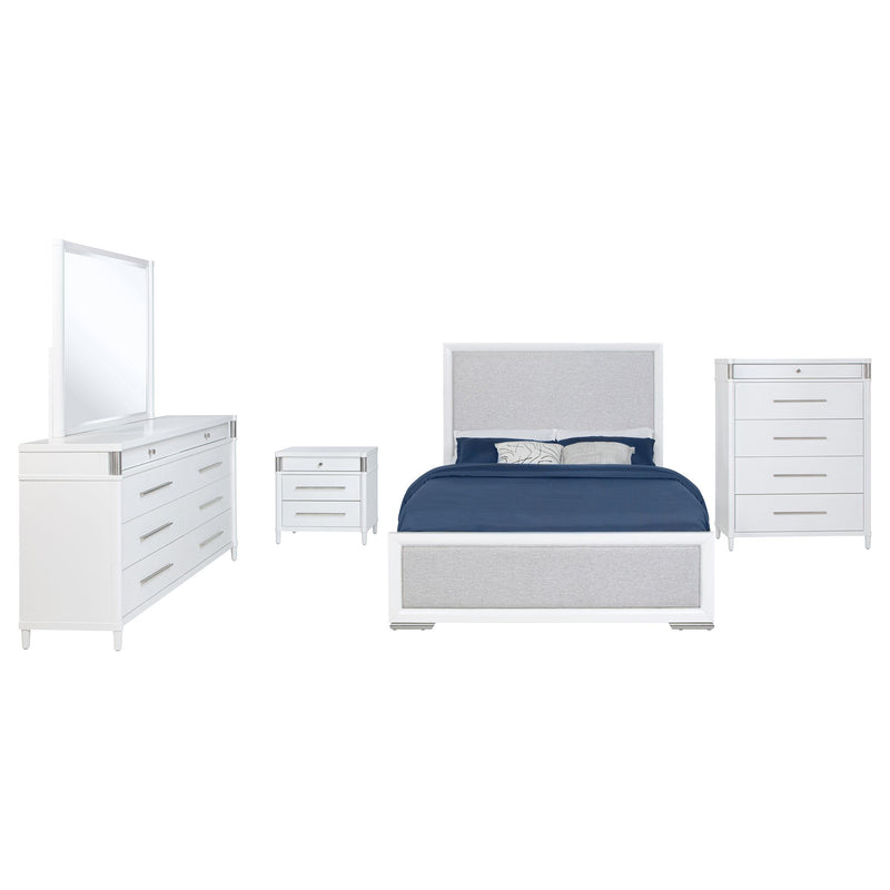 Gracemont 5-piece Queen Bedroom Set White - 225071Q-S5