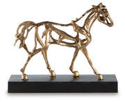 Grainville Antique Gold Finish Sculpture - A2000774