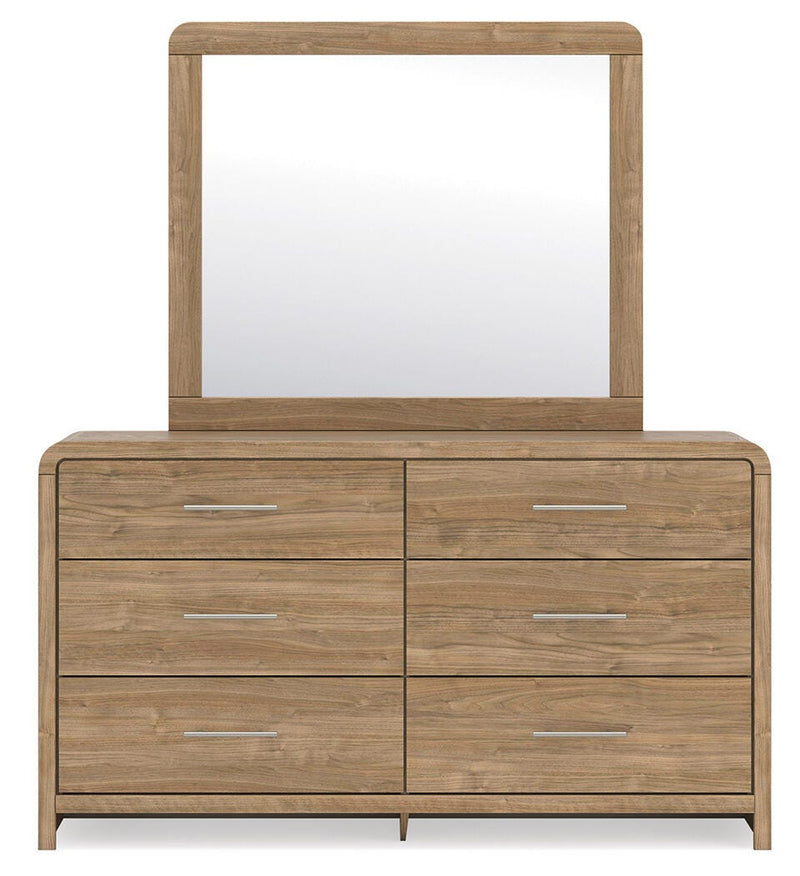 Gramburg Queen Panel Bed, Dresser and Mirror - PCB1121B7