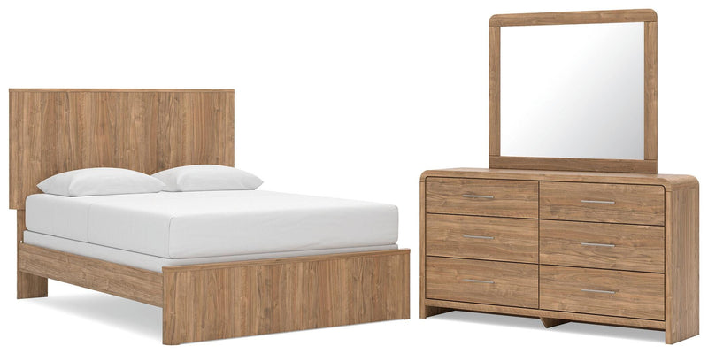 Gramburg Queen Panel Bed, Dresser and Mirror - PCB1121B7