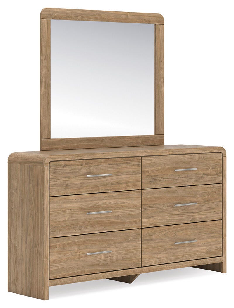 Gramburg Queen Panel Bed, Dresser and Mirror - PCB1121B7