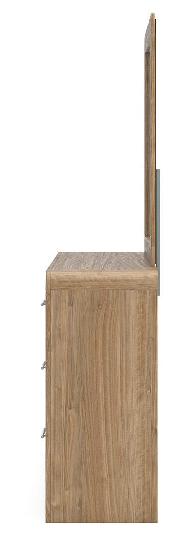 Gramburg Queen Panel Bed, Dresser and Mirror - PCB1121B7