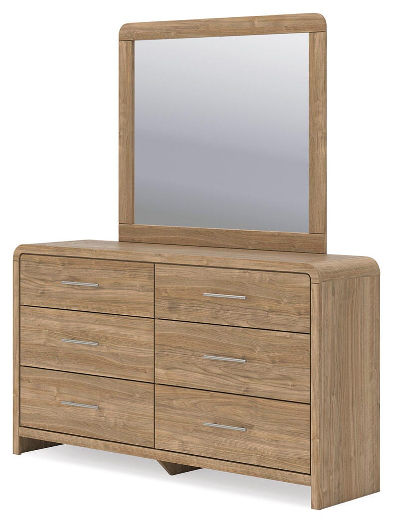 Gramburg Queen Panel Bed, Dresser and Mirror - PCB1121B7