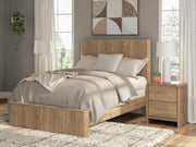 Gramburg Warm Natural Brown Full Panel Bed - PCB1121B3