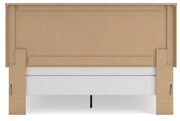 Gramburg Warm Natural Brown King Panel Bed - PCB1121B16