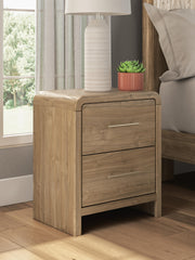 Gramburg Warm Natural Brown Nightstand - PCB1121-92