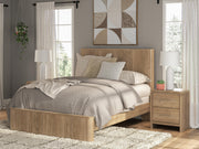 Gramburg Warm Natural Brown Queen Panel Bed - PCB1121B4