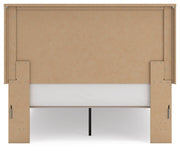 Gramburg Warm Natural Brown Queen Panel Platform Bed - PCB1121B10
