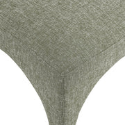 Gramercy Linen Textured Fabric Upholstered Dining Chair in Green, Set of 2 - 753Green-C