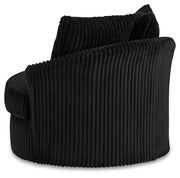 Gramwell Onyx Oversized Swivel Accent Chair - Gate Furniture