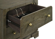 Gran Park 4-piece Eastern King Bedroom Set Dark Cocoa - 224930KE-S4