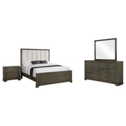 Gran Park 4-piece Eastern King Bedroom Set Dark Cocoa - 224930KE-S4