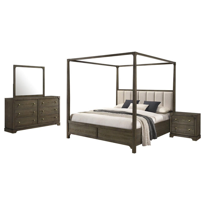 Gran Park 4-piece Queen Bedroom Set Dark Cocoa - 224931Q-S4