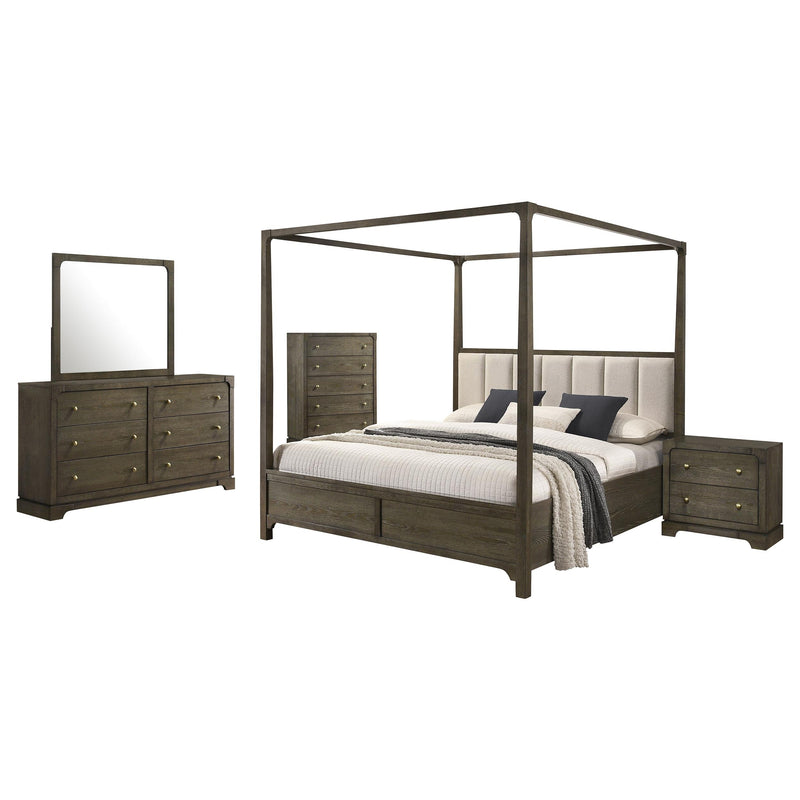 Gran Park 5-piece Queen Bedroom Set Dark Cocoa - 224931Q-S5
