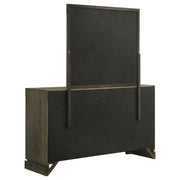 Gran Park 6-drawer Dresser and Mirror Dark Cocoa - 224933M