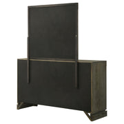 Gran Park 6-drawer Dresser and Mirror Dark Cocoa - 224933M