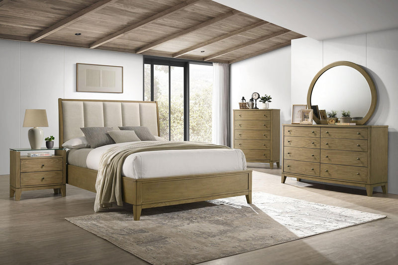 Granada 5-piece Eastern King Bedroom Set Natural Pine - 224921KE-S5