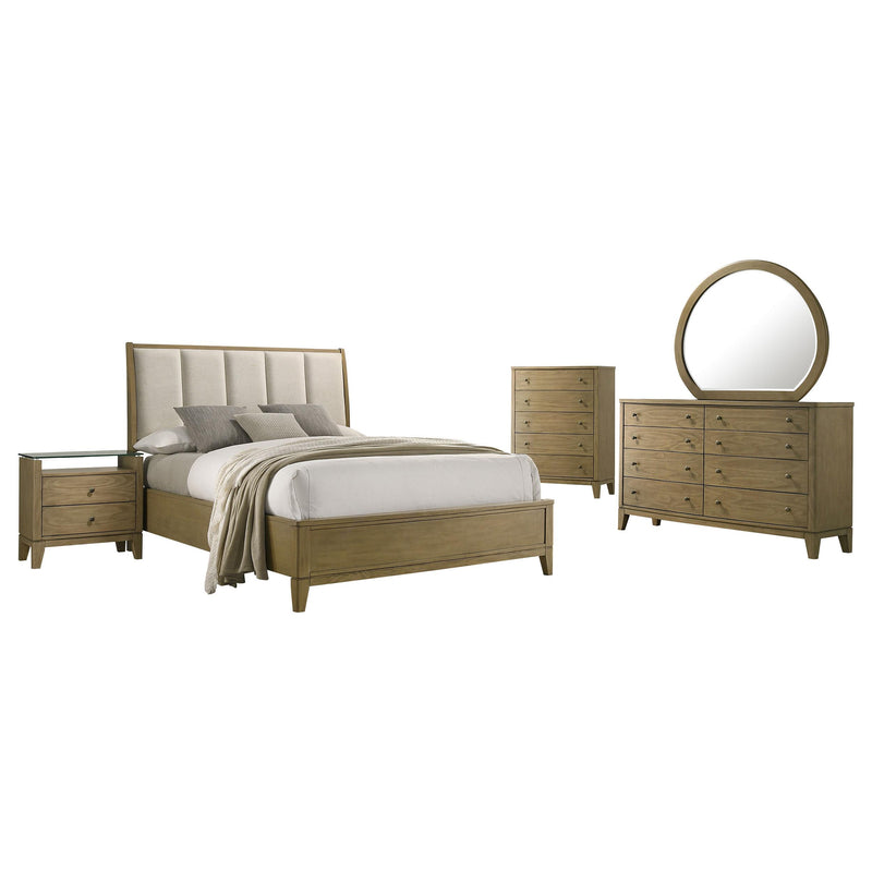 Granada 5-piece Eastern King Bedroom Set Natural Pine - 224921KE-S5