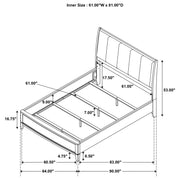 Granada 5-piece Queen Bedroom Set Natural Pine - 224921Q-S5