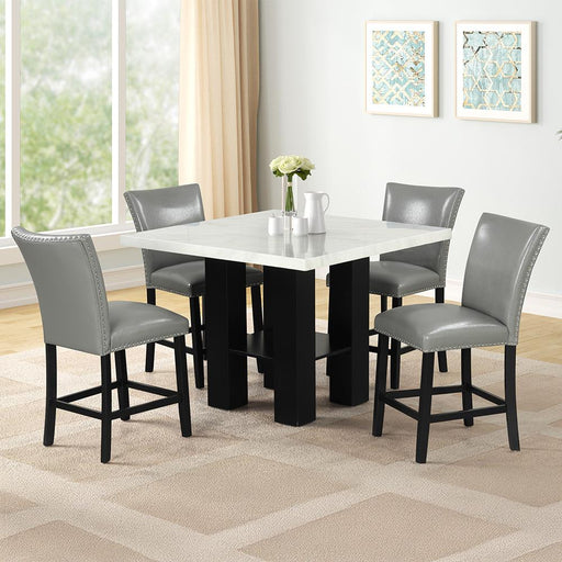 Granada - 5PC Pub Table Set, Table and 4 Chairs - D524-5PC-Set