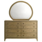 Granada 8-drawer Dresser and Mirror Natural Pine - 224923M
