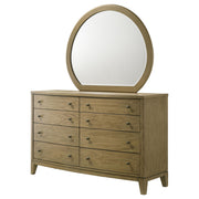 Granada 8-drawer Dresser and Mirror Natural Pine - 224923M