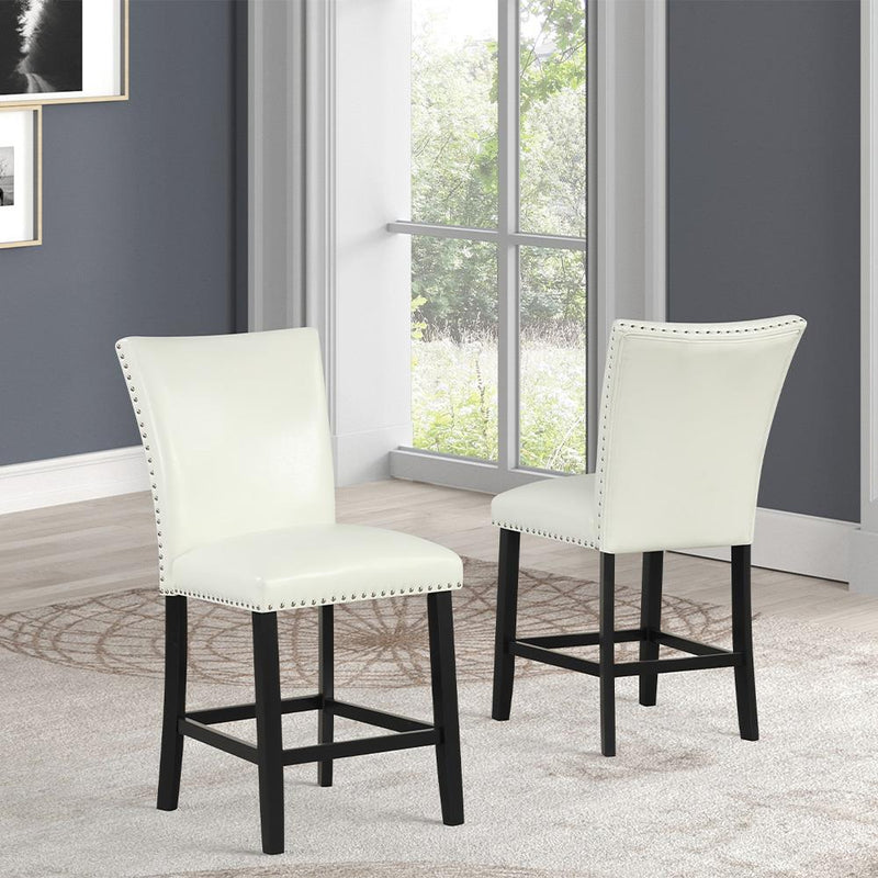 Granada - Upholstered PU Chair with Footrest 2PC/CTN - D525-C