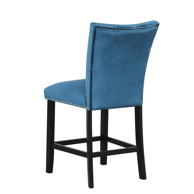 Granada - Upholstered Velvet Chair with Footrest 2PC/CTN - D526-C