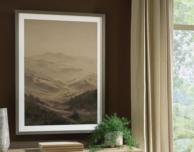 Grantmour Brown Wall Art - A8000535