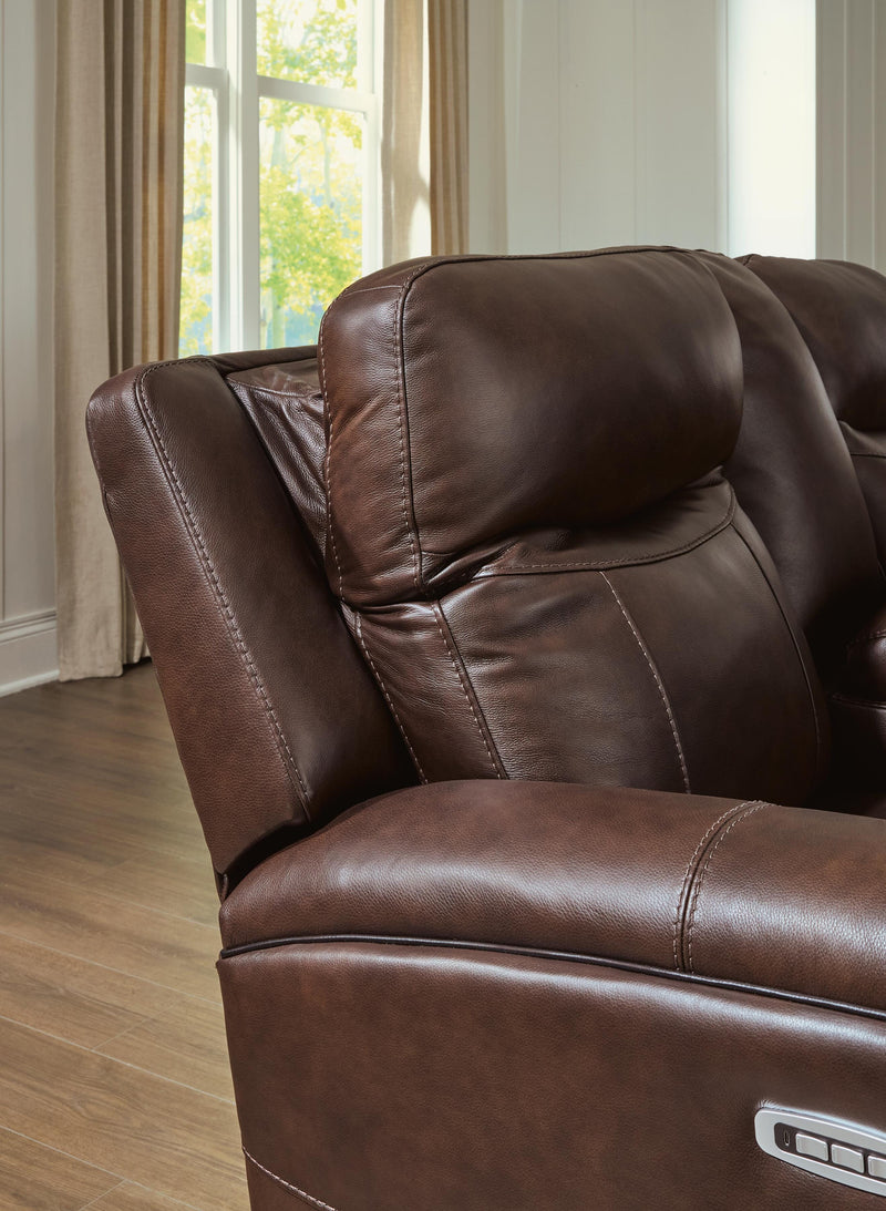Gravier Cordova Power Reclining Loveseat with Console - U1330118
