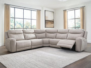 Gravier Gray 5-Piece Power Reclining Sectional - U13300S4