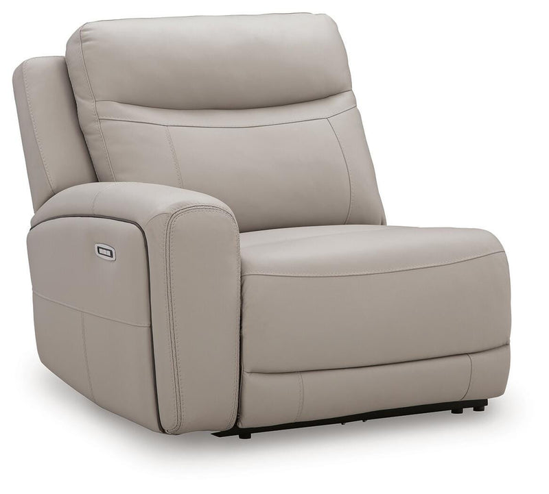 Gravier Gray Left-Arm Facing Power Recliner - U1330058
