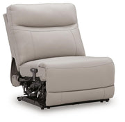 Gravier Gray Power Armless Recliner - U1330031