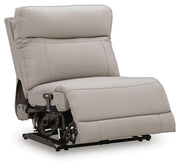 Gravier Gray Power Armless Recliner - U1330031