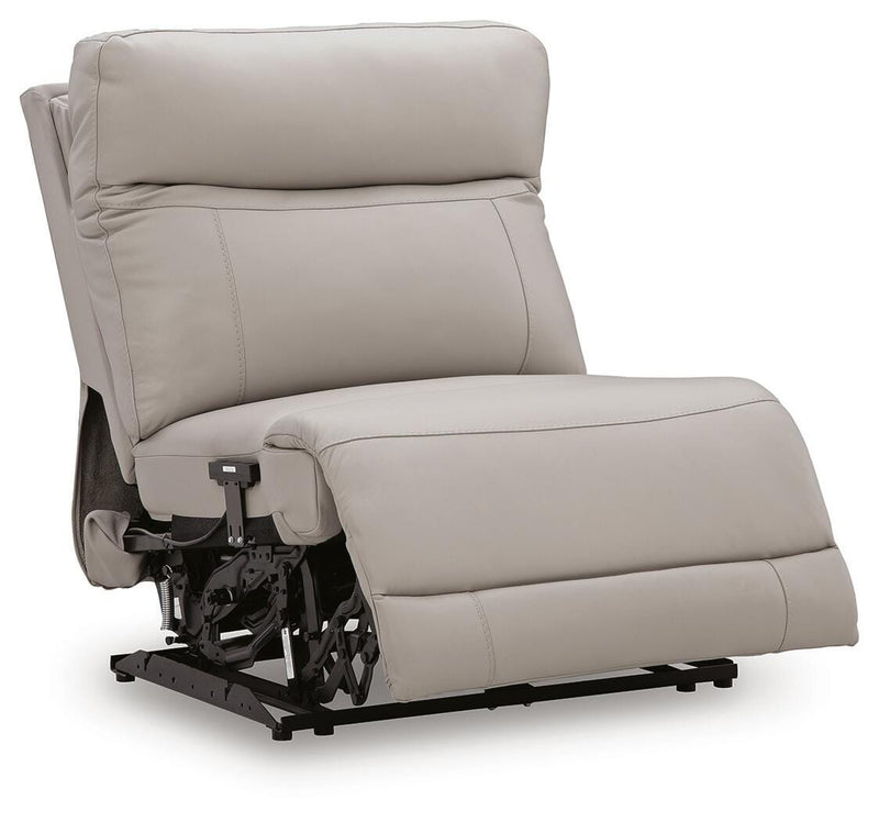 Gravier Gray Power Armless Recliner - U1330031