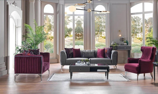 Gravita Deren Anthracite 3-Seat Sleeper Sofa from Bellona - Luna Furniture
