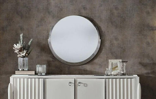 Gravita Buffet Mirror/ (Ivory) - Gate FurnitureMirror