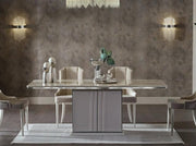 Gravita Dining Table (Ivory) - Gate FurnitureDining Tables