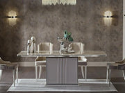 Gravita Dining Table (Ivory) - Gate FurnitureDining Tables
