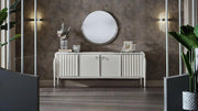 Gravita  Expandable Dining Table (Ivory) - 20-GRA-EXP DINING TABLE-IVORY