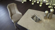 Gravita  Expandable Dining Table (Ivory) - 20-GRA-EXP DINING TABLE-IVORY